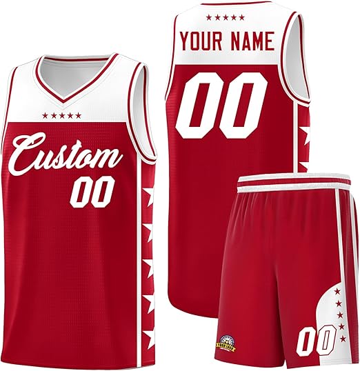 Custom Basketball Jersey Uniform Personalized Sportswear Printed Any Name Number Sleeveless Sports Shirt for Men Youth
