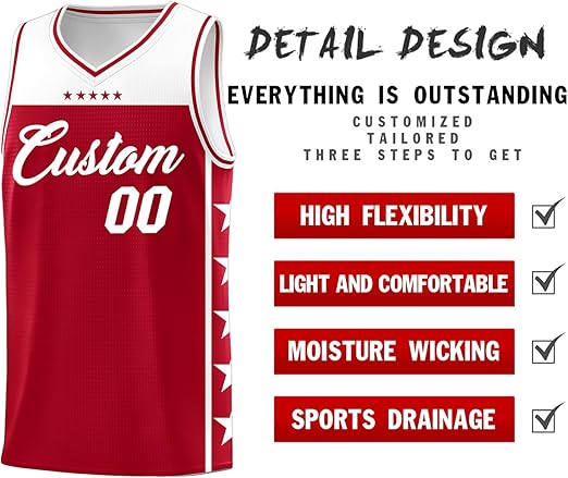 Custom Basketball Jersey Uniform Personalized Sportswear Printed Any Name Number Sleeveless Sports Shirt for Men Youth