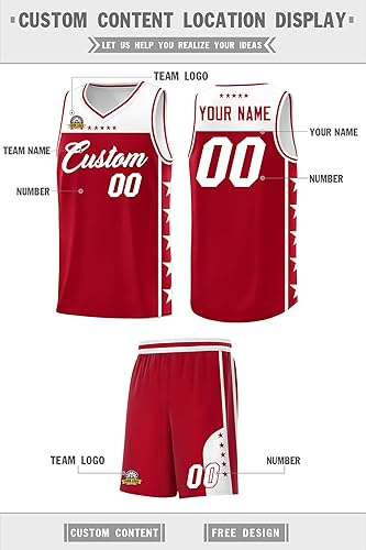 Custom Basketball Jersey Uniform Personalized Sportswear Printed Any Name Number Sleeveless Sports Shirt for Men Youth