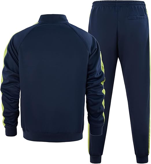 Men's Tracksuit Athletic Sports Casual Full Zip Sweatsuit