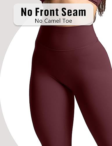 High Waisted Yoga Leggings for Women Butt Lifting Scrunch Tummy Control Buttery Soft Pants for Workout