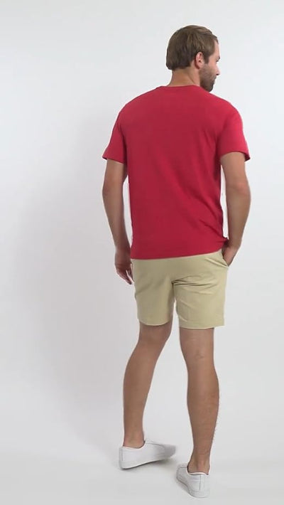 Men's Saltwater Soft Wash Pocket Crew T-Shirt