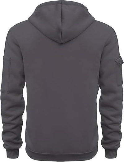 MANTORS Men's Fleece Hoodie Casual Long Sleeve 1/4 Zipper Pullover Sweatshirts