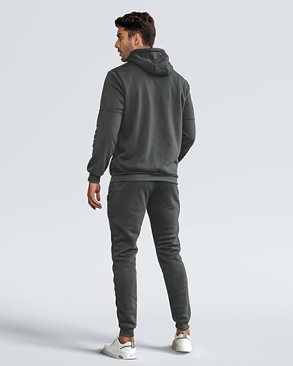 Hakjay Sweatsuits for Men 2 Piece Hoodie Men's Jogging Tracksuit Set Casual Athletic Long Sleeve Outfit Pullover Suit Set