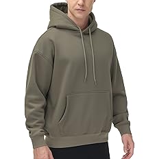 THE GYM PEOPLE Men's Fleece Pullover Hoodie Loose Fit Ultra Soft Hooded Sweatshirt With Pockets