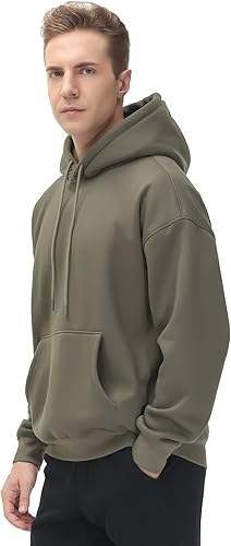 THE GYM PEOPLE Men's Fleece Pullover Hoodie Loose Fit Ultra Soft Hooded Sweatshirt With Pockets