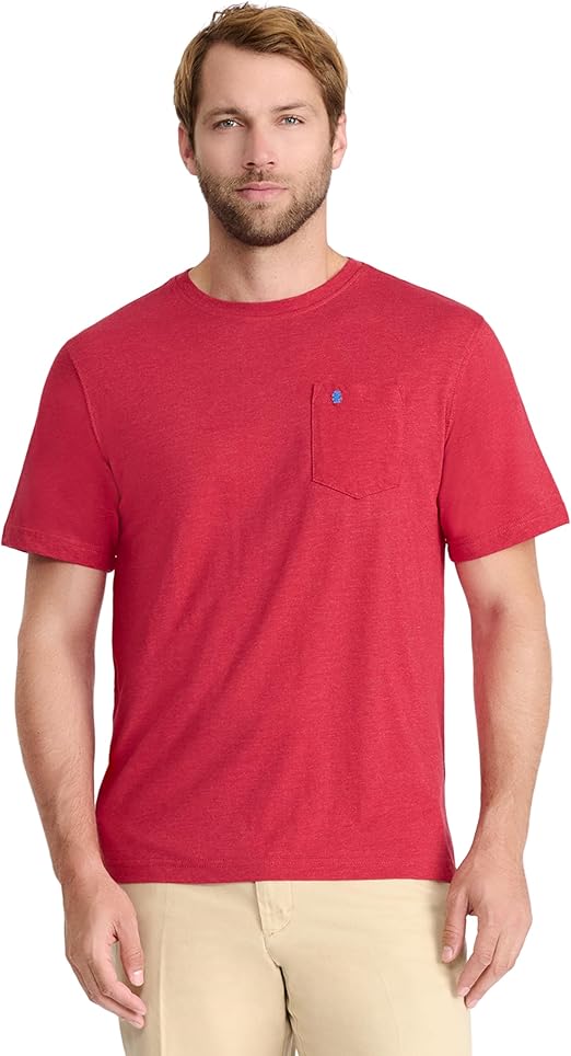 Men's Saltwater Soft Wash Pocket Crew T-Shirt