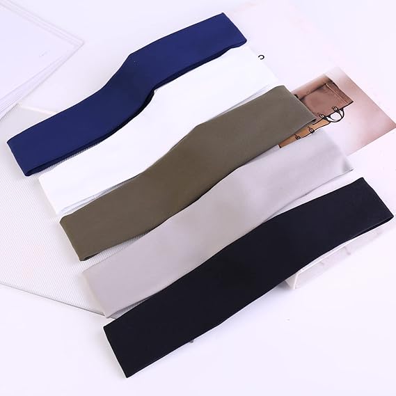 Moisture Wicking Workout Headband, Sweatband Headbands for Running,Cycling,Football,Yoga,Hairband for Women and Men
