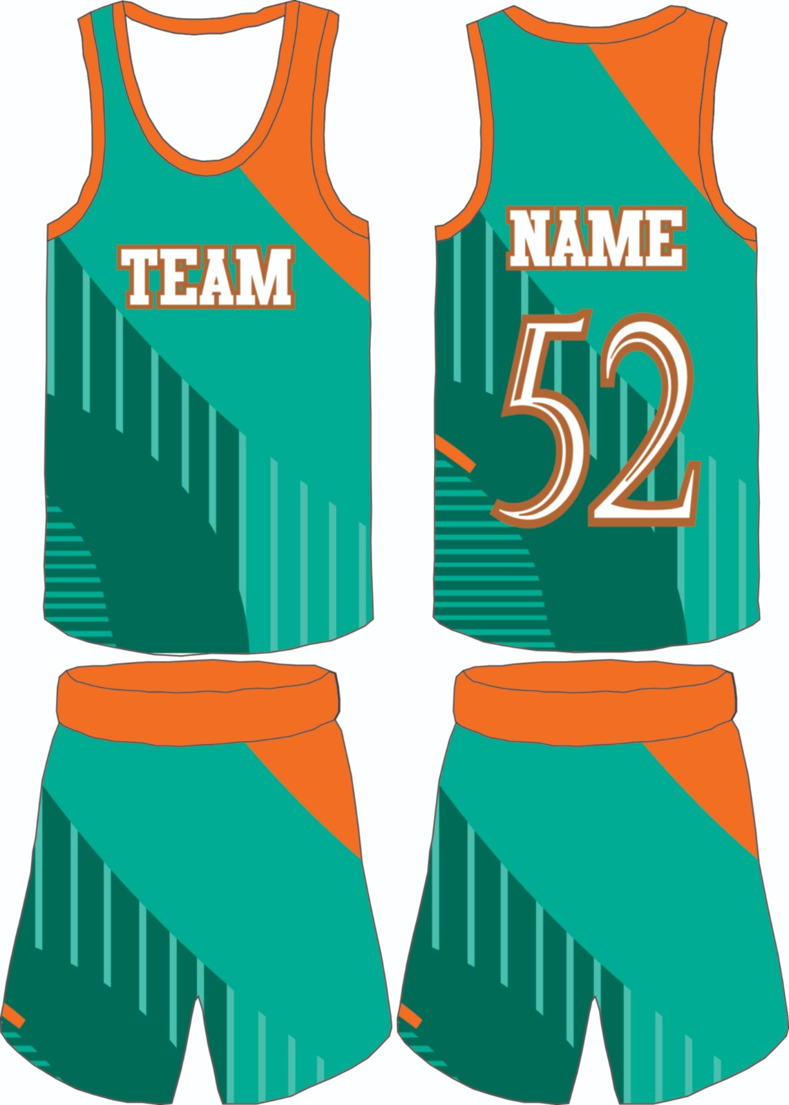 Elite Series Basketball Uniform – Custom Team Set